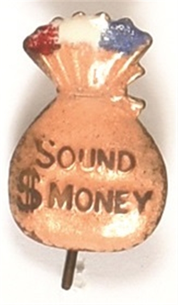 Sound Money Bag Pin