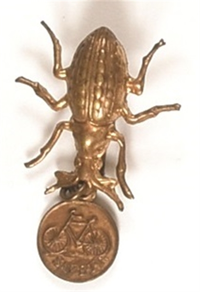 McKinley Bicycle Gold Bug Pin