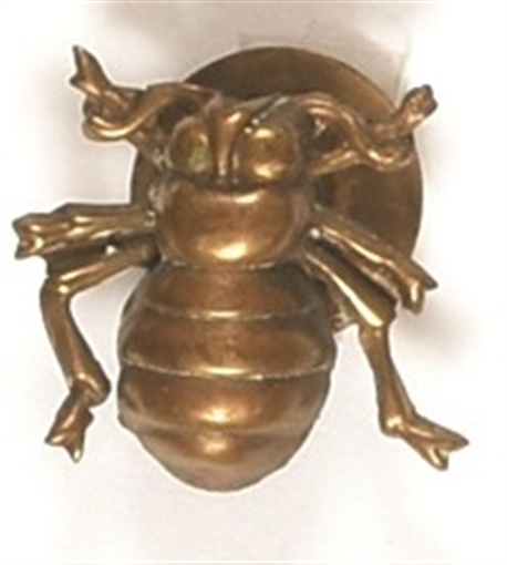 McKinley Brass Gold Bug Stud