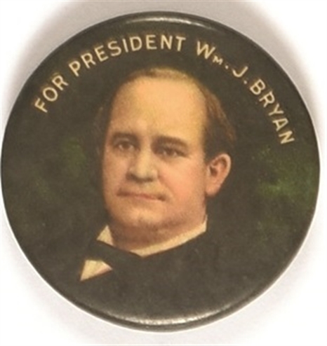 William Jennings Bryan Multicolor Celluloid