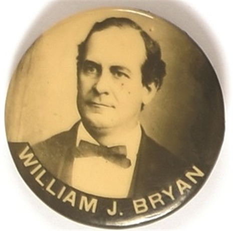 William J. Bryan Clipback Celluloid