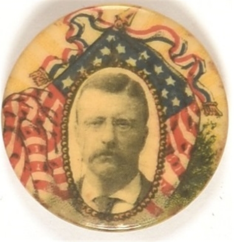 Roosevelt Flag Design Celluloid