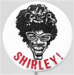 Shirley! Chisholm Caricature Pin 