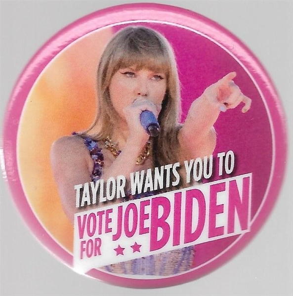 Taylor Wants You to Vote for Joe 