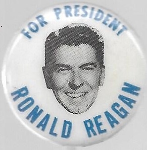 Ronald Reagan for President 1968 Celluloid 