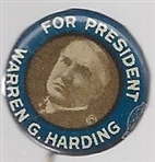 Harding for President Blue Border 