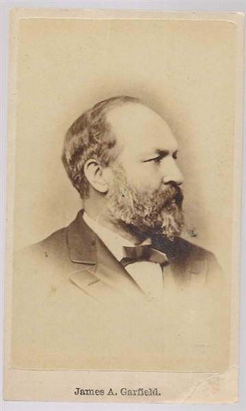 James Garfield CDV 