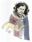 Willkie Our Next President Pin and Elephant 