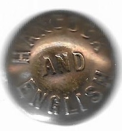 Hancock and English Brass Clothing Button 