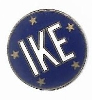 Ike 5 Star Enamel Pin 