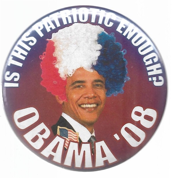 Obama Patriotic Enough? 