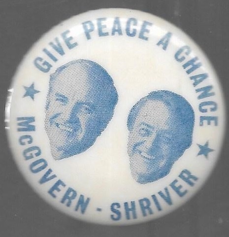 McGovern, Shriver Give Peace a Chance