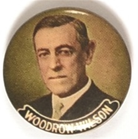 Woodrow Wilson Multicolor Celluloid