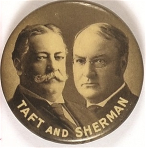 Taft, Sherman Black and White Celluloid