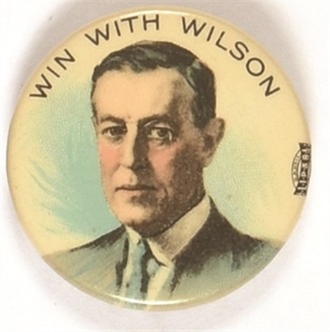 Win With Wilson Colorful Celluloid