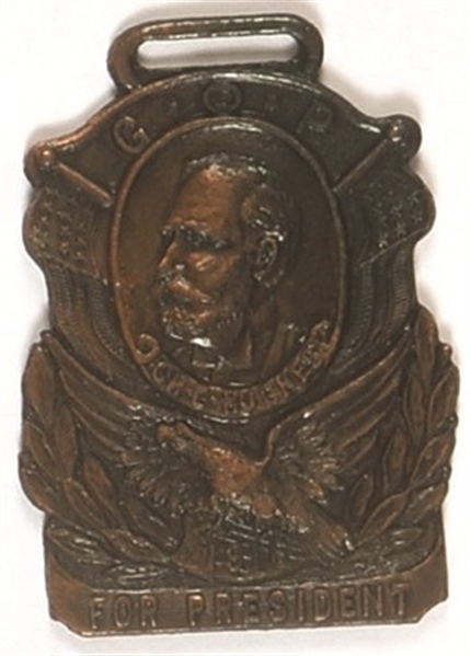 Charles Evans Hughes Brass Fob