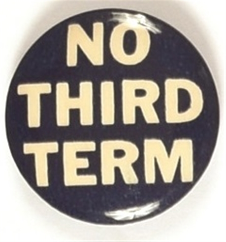 No Third Term Bold Letters