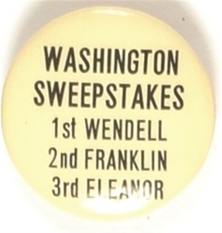 Willkie Washington Sweepstakes