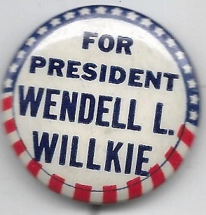 Willkie for President Stars and Stripes