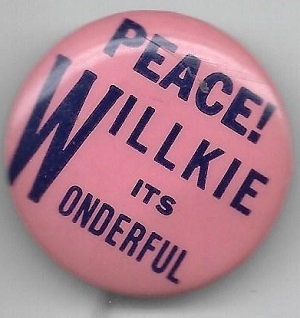 Peace! Willkie its Wonderful