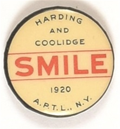 Harding and Coolidge Smile