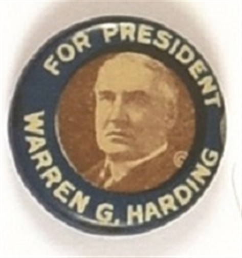 Harding Blue Border Celluloid