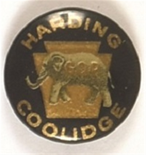 Harding, Coolidge Pennsylvania Keystone