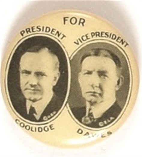 Coolidge, Dawes Black and White Jugate