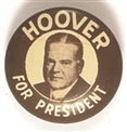 Hoover Brown and White Litho