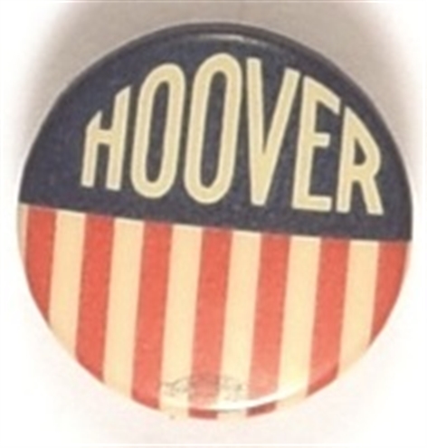 Herbert Hoover Stripes Celluloid