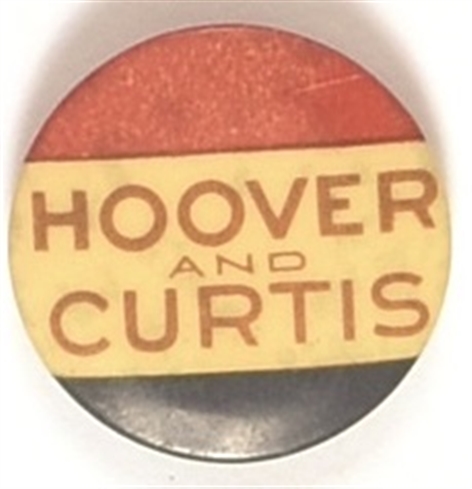 Hoover, Curtis Gold Letters Celluloid