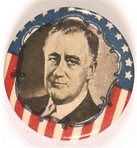 FDR Stars, Stripes Celluloid