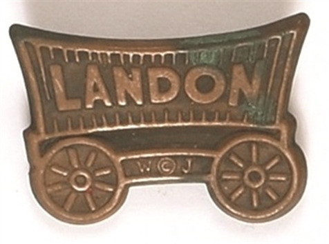 Landon Metal Wagon Pinback