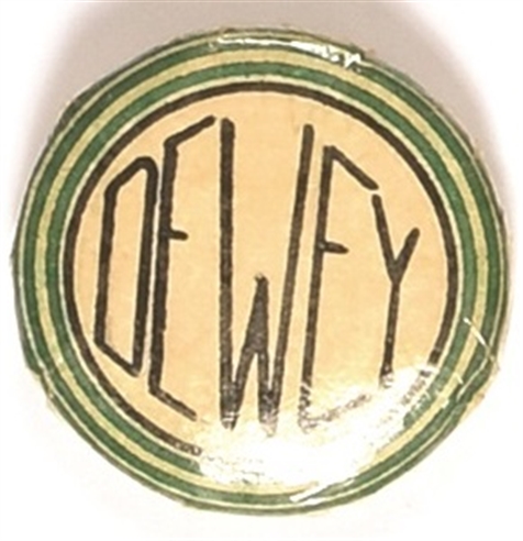 Dewey Rare Handmade Pin