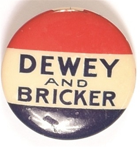 Dewey, Bricker RWB Celluloid