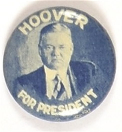 Hoover for President Blue Litho