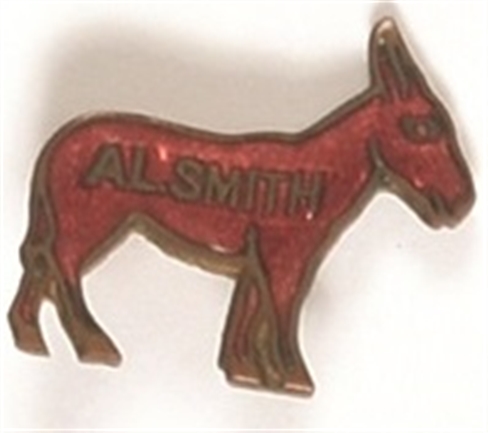 Smith Red Enamel Donkey Pin