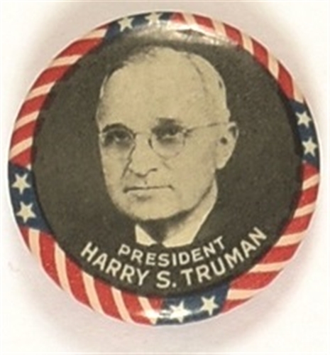 Truman Stars and Stripes, Gray Background