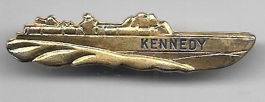 Kennedy Gold PT 109 Pin