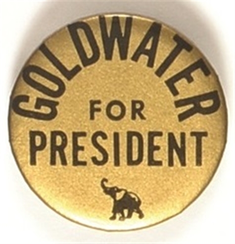 Goldwater Gold and Black Celluloid