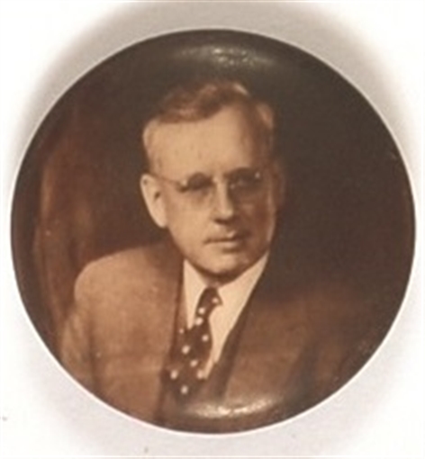 Alf Landon Sepia Celluloid