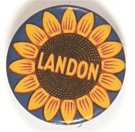 Landon Sunflower Celluloid, Blue Border