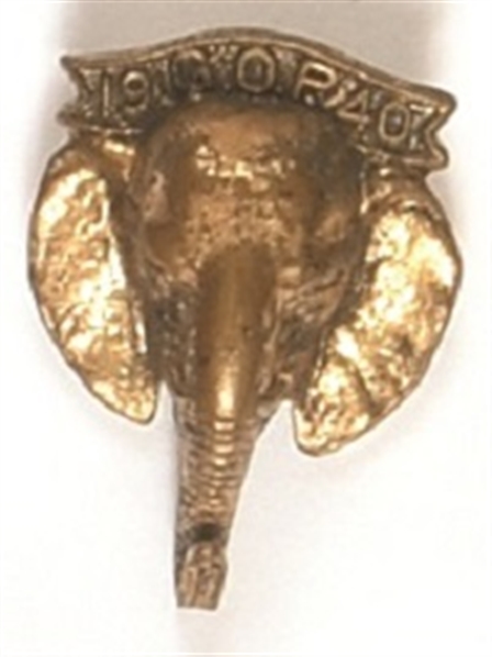 Willkie Brass Elephant Pin