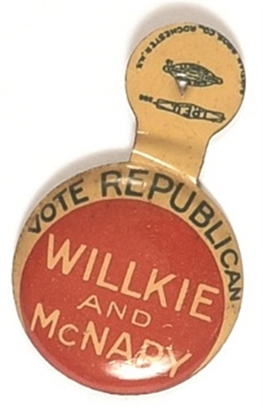 Willkie and McNary Litho Tab