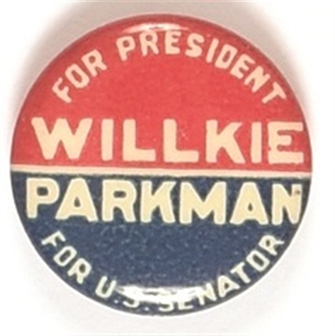 Willkie, Parkman Massachusetts Coattail