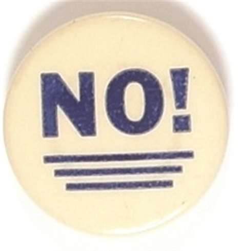 No Third Term Three Stripes Pin