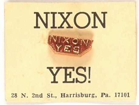 Nixon Yes! Pin and Card