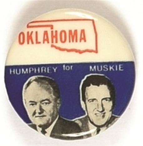 Humphrey, Muskie Oklahoma Jugate