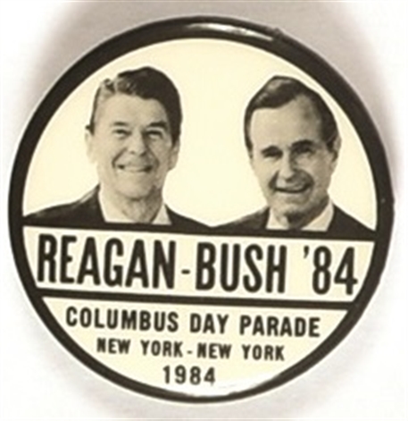 Reagan, Bush Columbus Day Parade