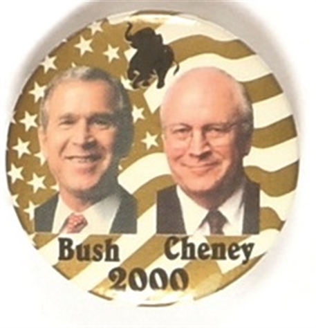 Bush, Cheney Gold Celluloid